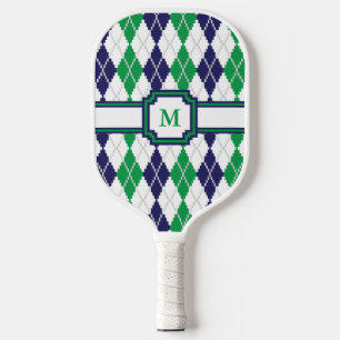 On the Green Argyle Pickleball Paddle