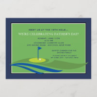 On the Green Father's Day Invitation