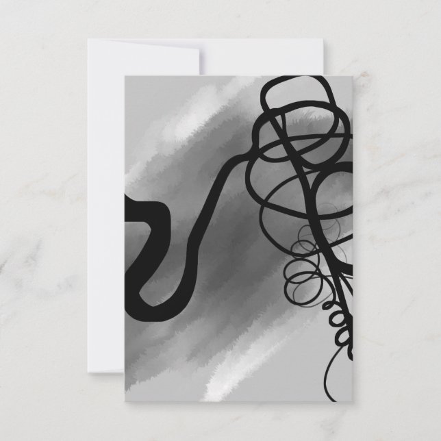 On the Grid: Abstract Grey, Black & White (Front)