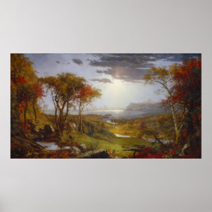 On the Hudson River, 1860 (oil on canvas) Poster