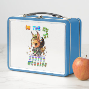 On The Hunt Easter Warrior Metal Lunch Box
