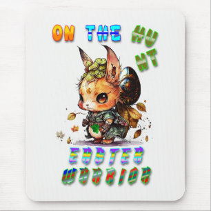On The Hunt Easter Warrior Mouse Pad