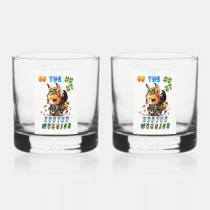 On The Hunt Easter Warrior Whiskey Glass