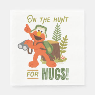 On The Hunt For Hugs Napkin