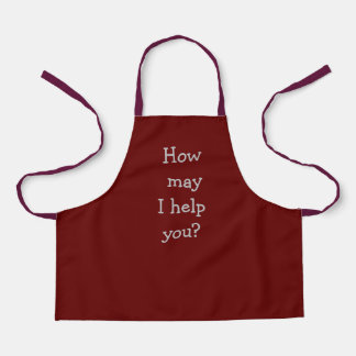 "On the Job!" Large Personalised Apron