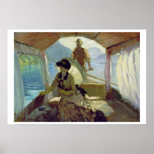 On the Lake of Quattro Cantoni, 1881 Poster