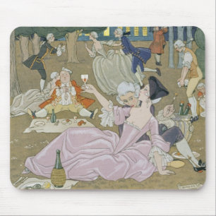 On the Lawn, illustration for 'Fetes Galantes' by Mouse Pad