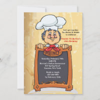 On the Menu Invitation