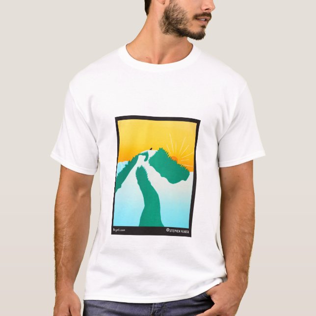 On the Mountain - Stephen Huneck T-Shirt (Front)