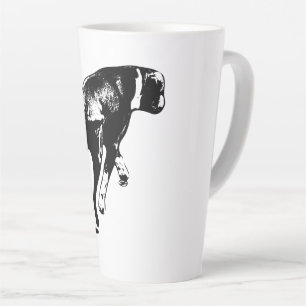 On the Move – Ink Mid-Stride Turn Latte Mug