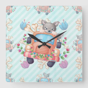 On the move nursery clock