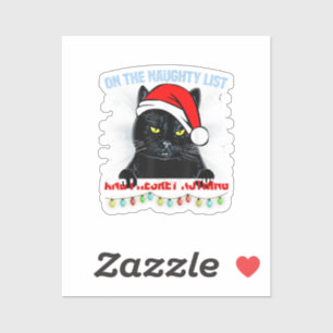 On The Naughty List And I Regret Nothing Cat Chris