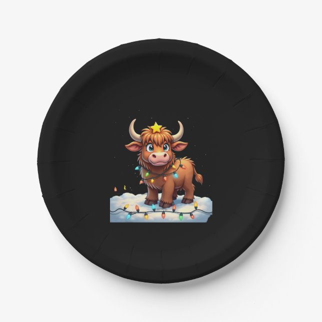 On The Naughty List And Reget Nothing Christmas Hi Paper Plate (Front)