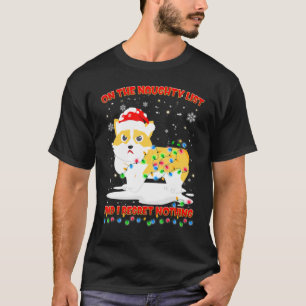 On The Naughty List I Regret Nothing Corrgi Christ T-Shirt