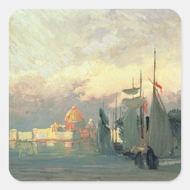 On the Neva Square Sticker (Front)