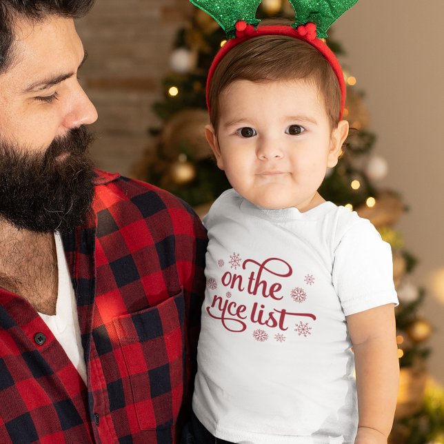 On the Nice List | Christmas Toddler T-Shirt (Creator Uploaded)