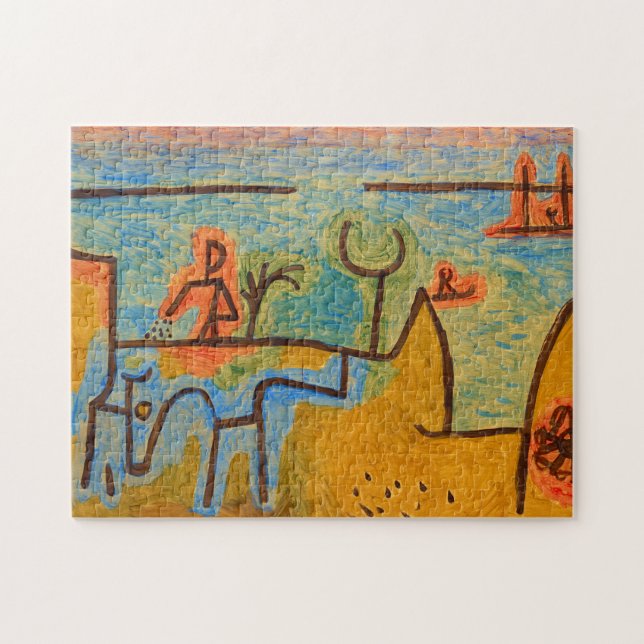 On the Nile by Paul Klee Jigsaw Puzzle (Horizontal)