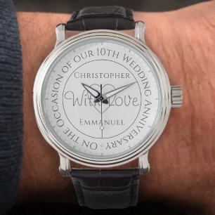 On the Occasion of our 10th Wedding Anniversary Watch