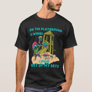 On The Playground Halloween Zombie Costume T-Shirt