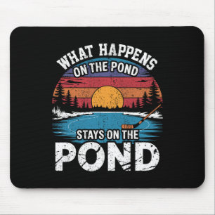 On The Pond Hockey Shinny  Mouse Pad