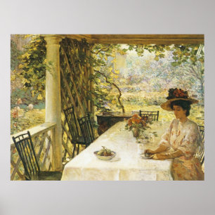 On the Porch, William Chadwick Poster