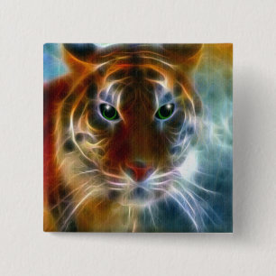 On The Prowl 15 Cm Square Badge
