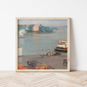 On the Quay   William Blair Bruce Poster