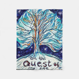 On the Quest of My Life Fleece Blanket