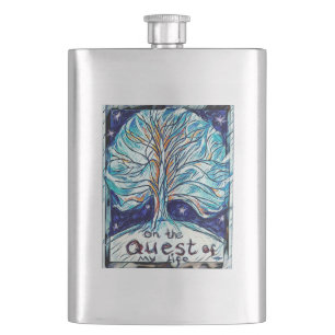 On the Quest of My Life Hip Flask