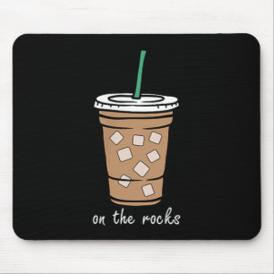 On The Retro Rocks Iced Coffee Summer Drinking Poc Mouse Pad