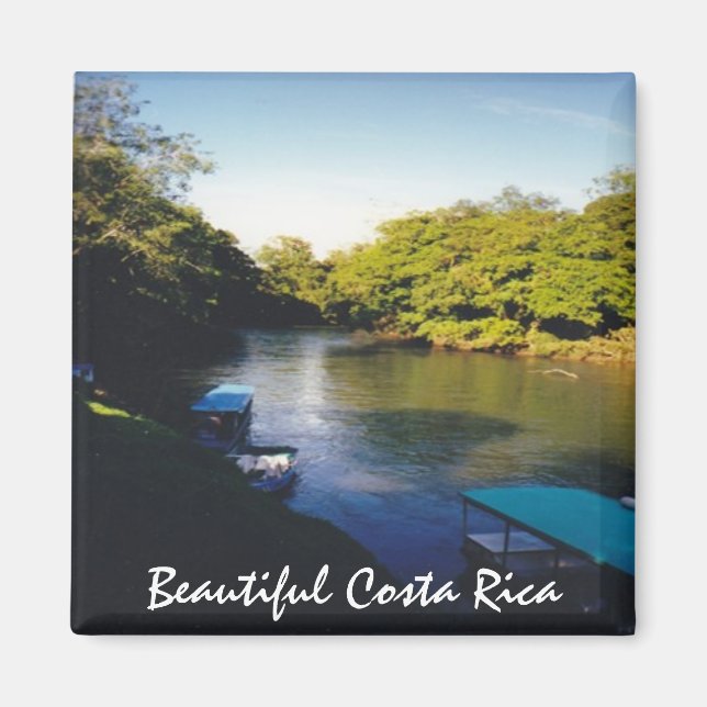 On the River in Beautiful Costa Rica Magnet (Front)