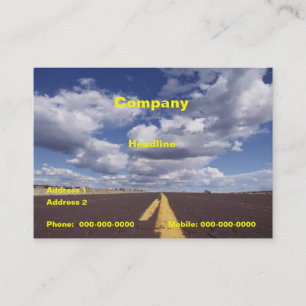 On The Road Business Card