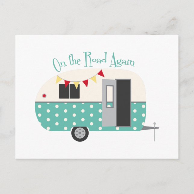 On The Road Postcard (Front)