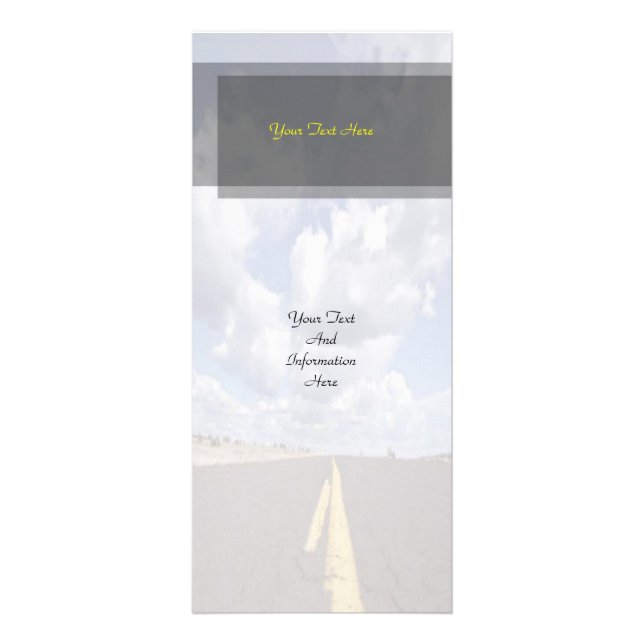 On The Road Rack Card (Front)