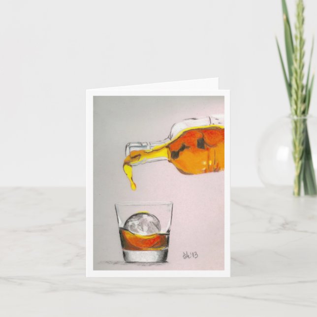 on the rocks holiday card (Front)