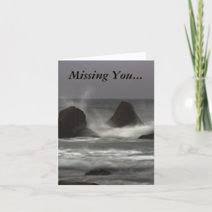 On The Rocks - White Point Beach, NS Card