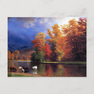 On the Saco, fine art, Holiday Postcard