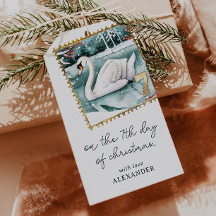 On the Seventh Day of Christmas Gift Tags