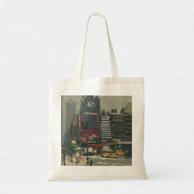On the sidewalk 2012 tote bag (Front)