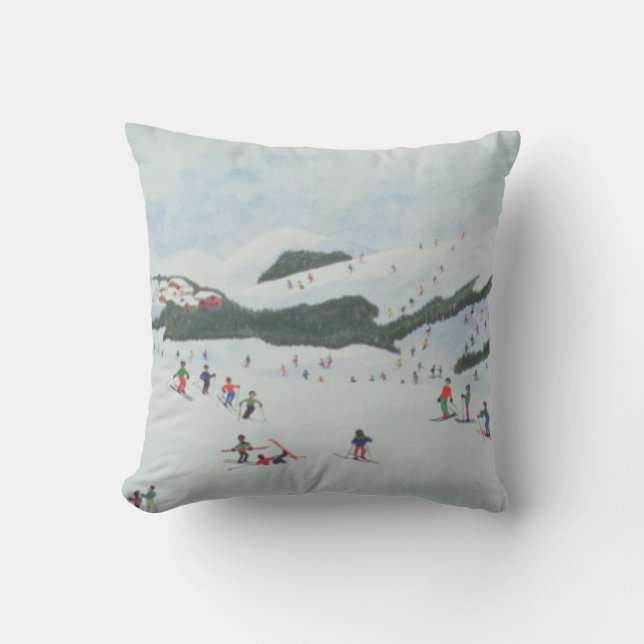 On the Slopes 1995 Cushion (Front)