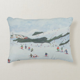 On the Slopes 1995 Decorative Cushion