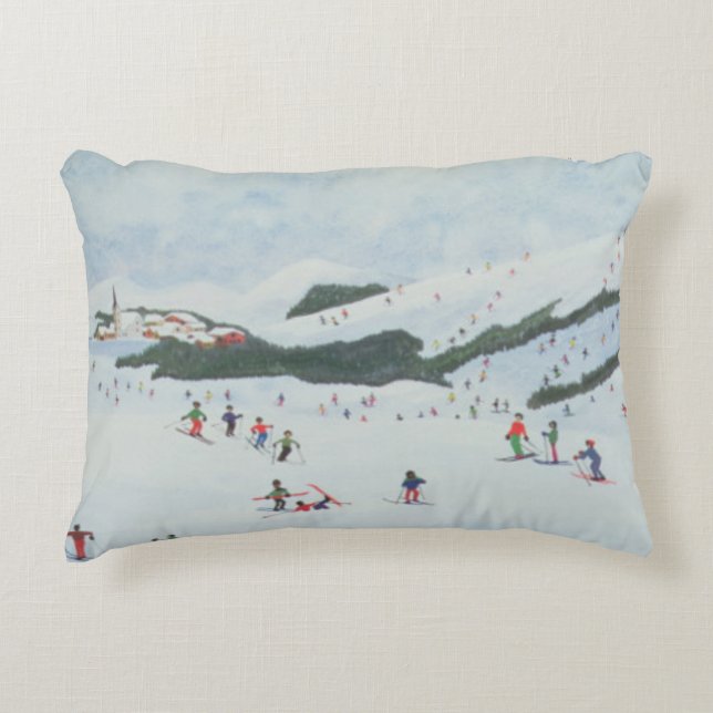 On the Slopes 1995 Decorative Cushion (Front)