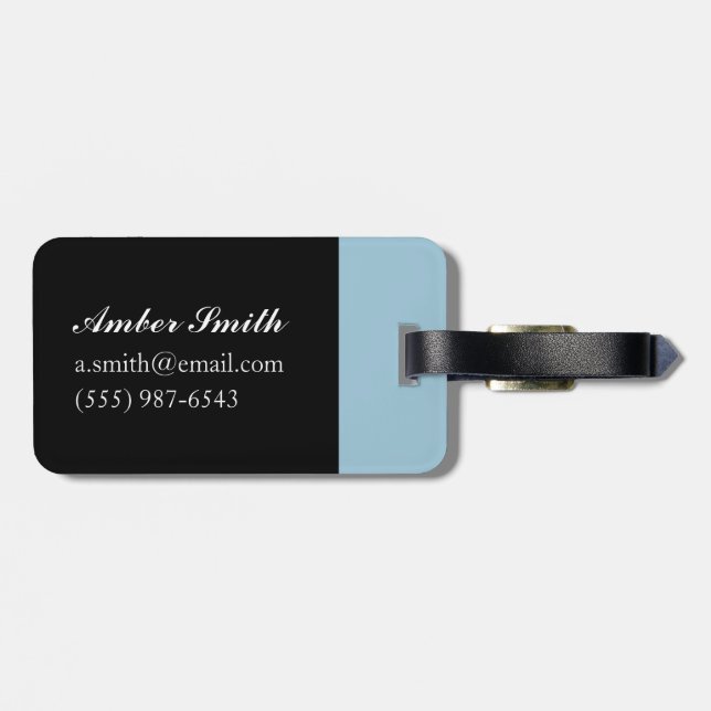 On the Slopes 1995 Luggage Tag (Back Horizontal)