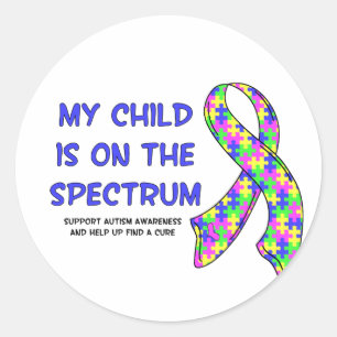 On The Spectrum (pastel colours) Sticker