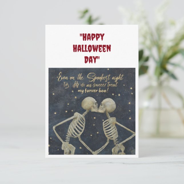 On the spookiest night, your love is my sweetest (Standing Front)