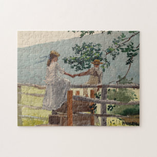 On the Stile Winslow Homer Jigsaw Puzzle
