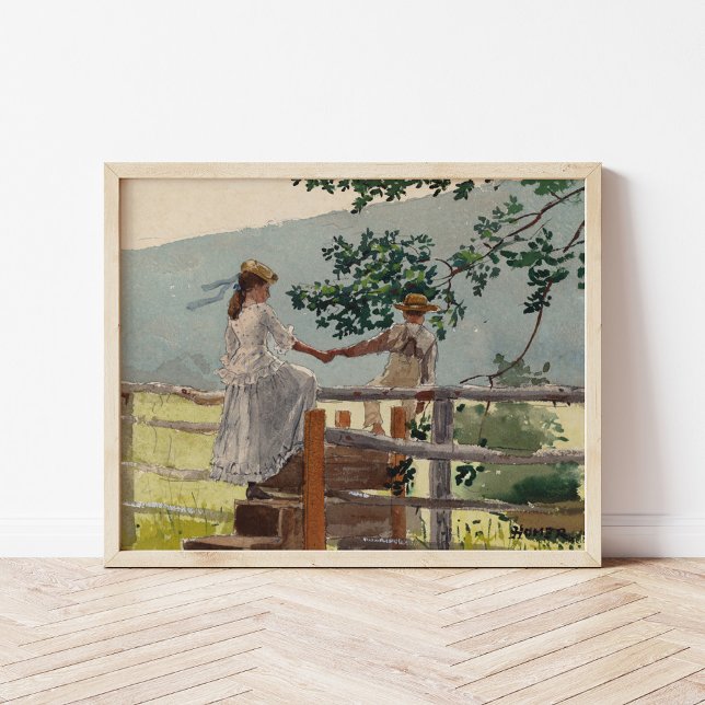 On the Stile | Winslow Homer Poster (Creator Uploaded)