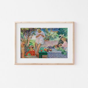 On the Terrace at Sainte-Maxime   Henri Lebasque Poster