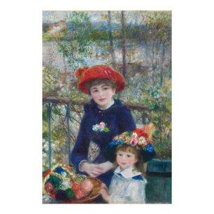 On the Terrace, Impressionist Portrait, Renoir Photo Print