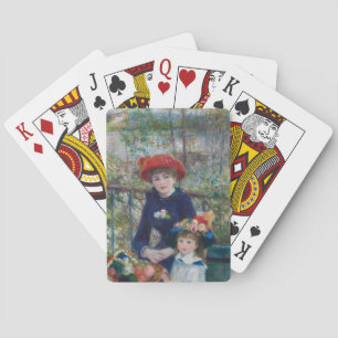 On the Terrace, Impressionist Portrait, Renoir Playing Cards